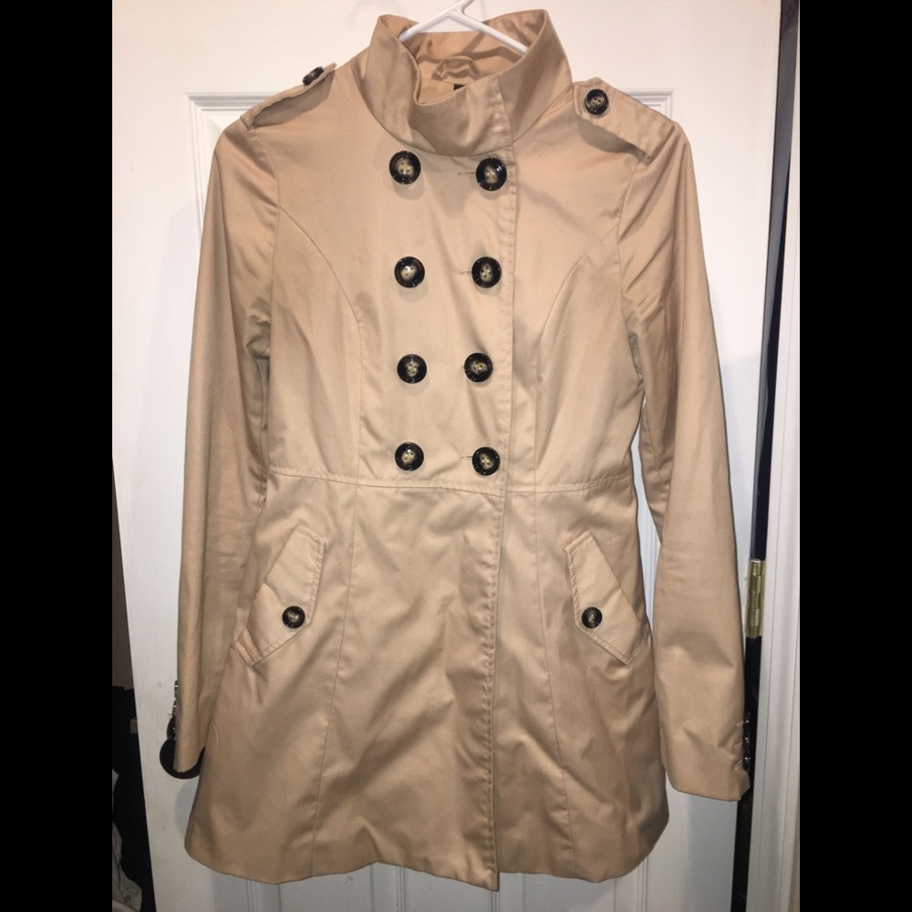 Divided | H&M Double Breasted Khaki Jacket